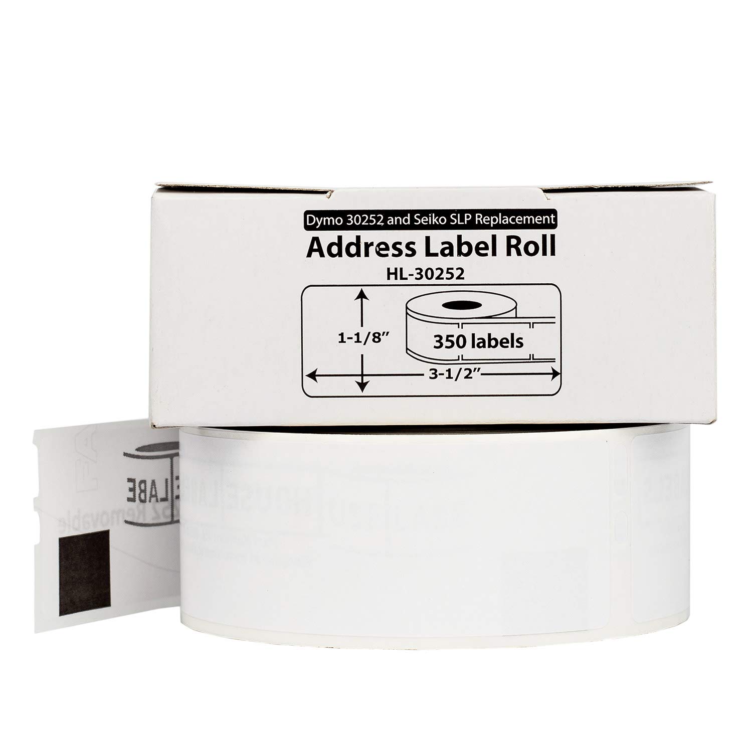 HOUSELABELS Compatible DYMO 30252 Address Labels (1-1/8