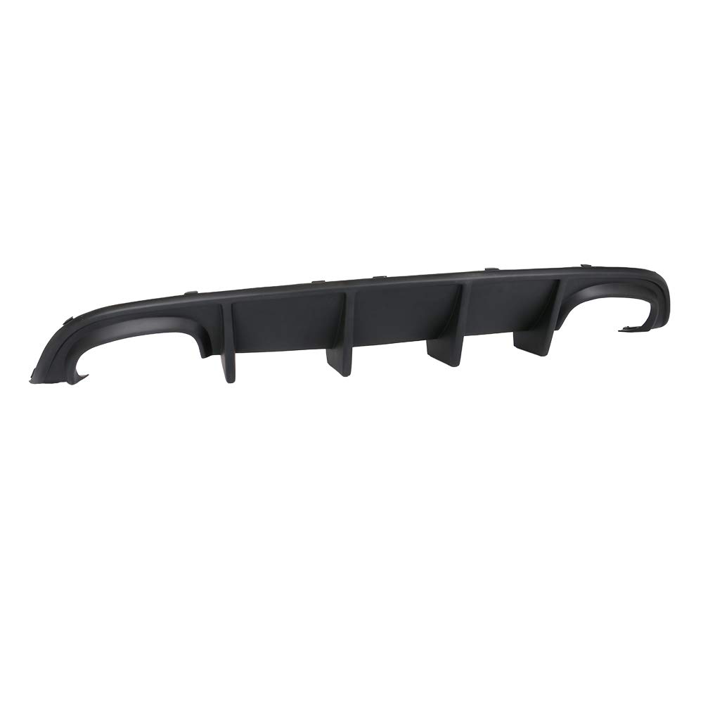 FREEMOTOR802 Rear Bumper Diffuser for 2015-2023 Dodge Charger SRT | Quad Exhaust Compatible | Unpainted Black PP Spoiler | Upgrade Your Car's Aerodynamics & Style