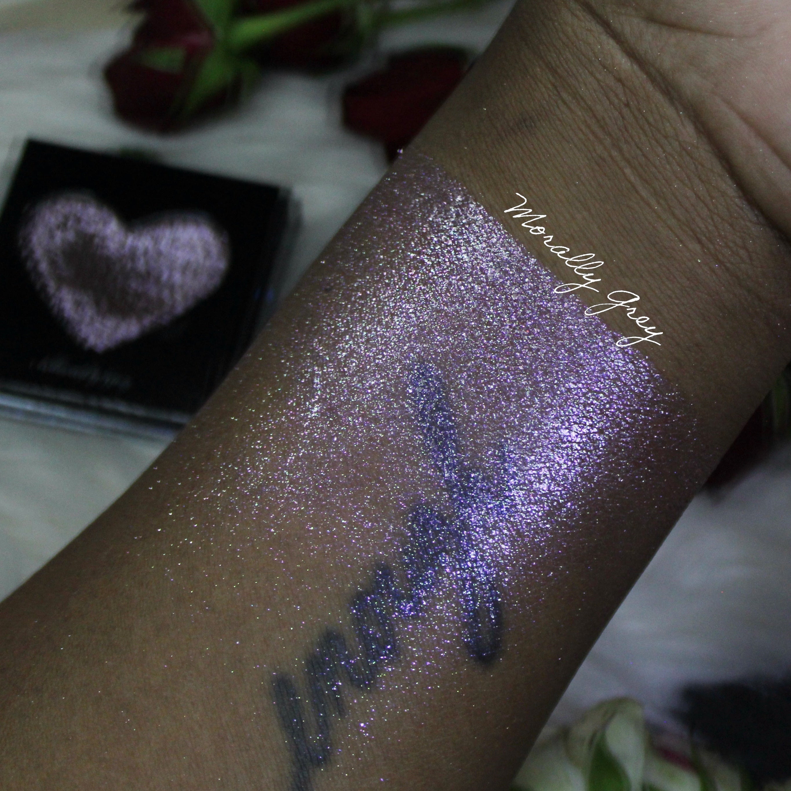 Morally Grey Highlighter - Vibrant & Long-Lasting Makeup for Bold Eyebrows & Contouring | Perfect for Everyday Glam & Night Out Looks