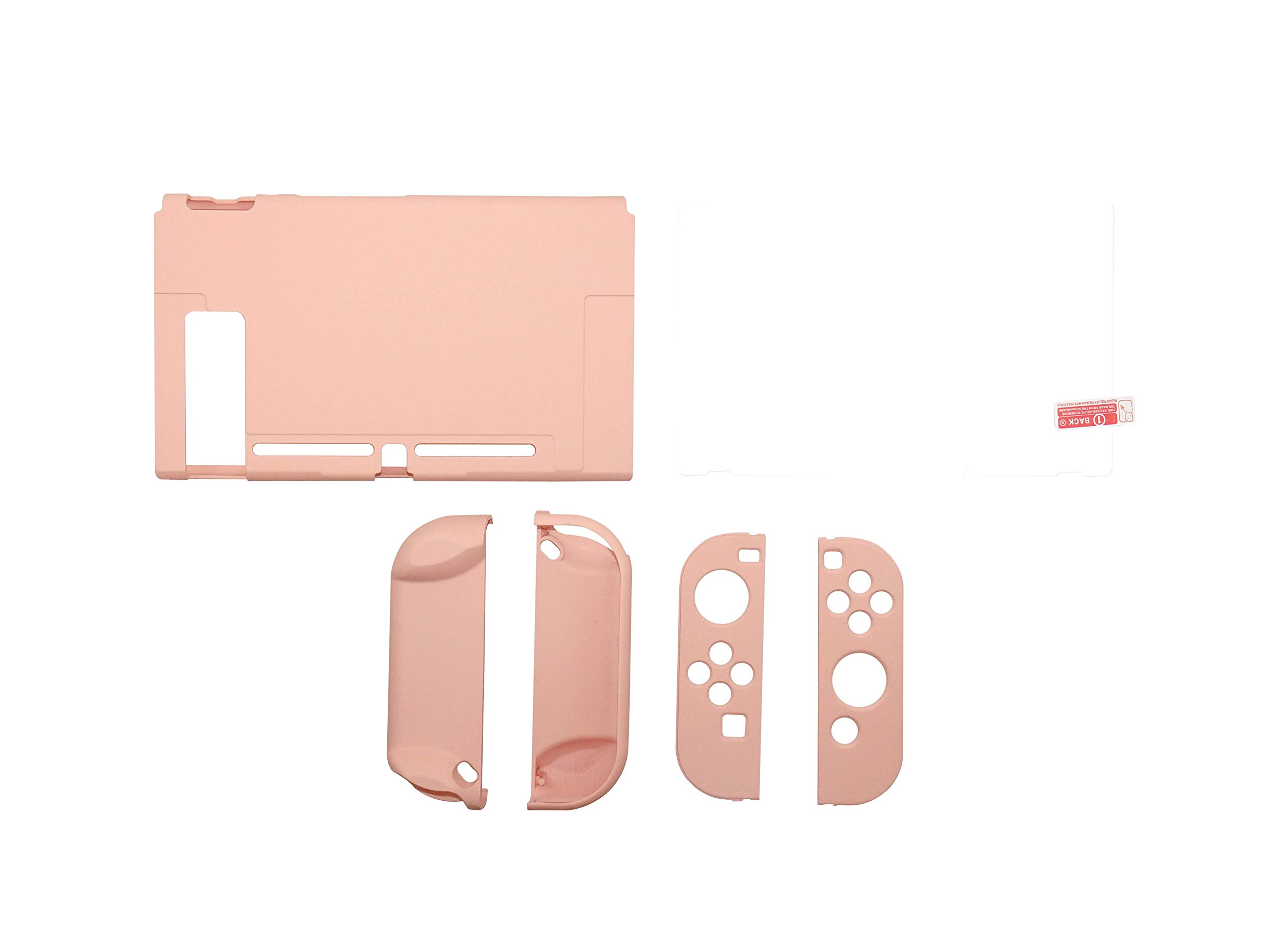 Nintendo Switch Hard Protective Carrying Case with Dockable Design - Compatible with Joy-Con Controllers (Pink) - Perfect for Travel, Gaming On-The-Go & Console Storage
