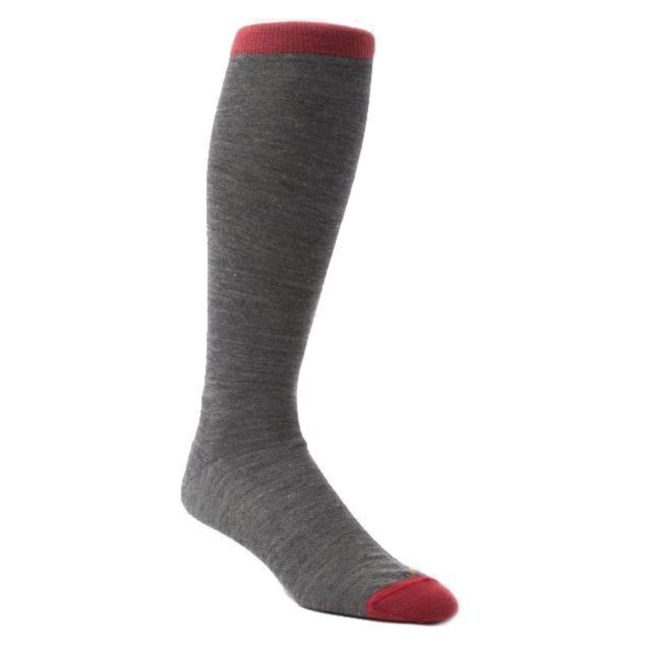 Hook & Albert Premium Merino Wool Over-the-Calf Socks for Men - Light Gray (1 Pair) - Soft, Breathable & Odor-Resistant Dress Socks for Business, Office & Formal Occasions