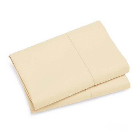 1000TC Premium Ultra Soft Queen Size Pillowcases 2 Pack - Yellow Cream | Luxury Bedding for Comfortable Sleep | Perfect for Home, Hotel & Guest Room Decor