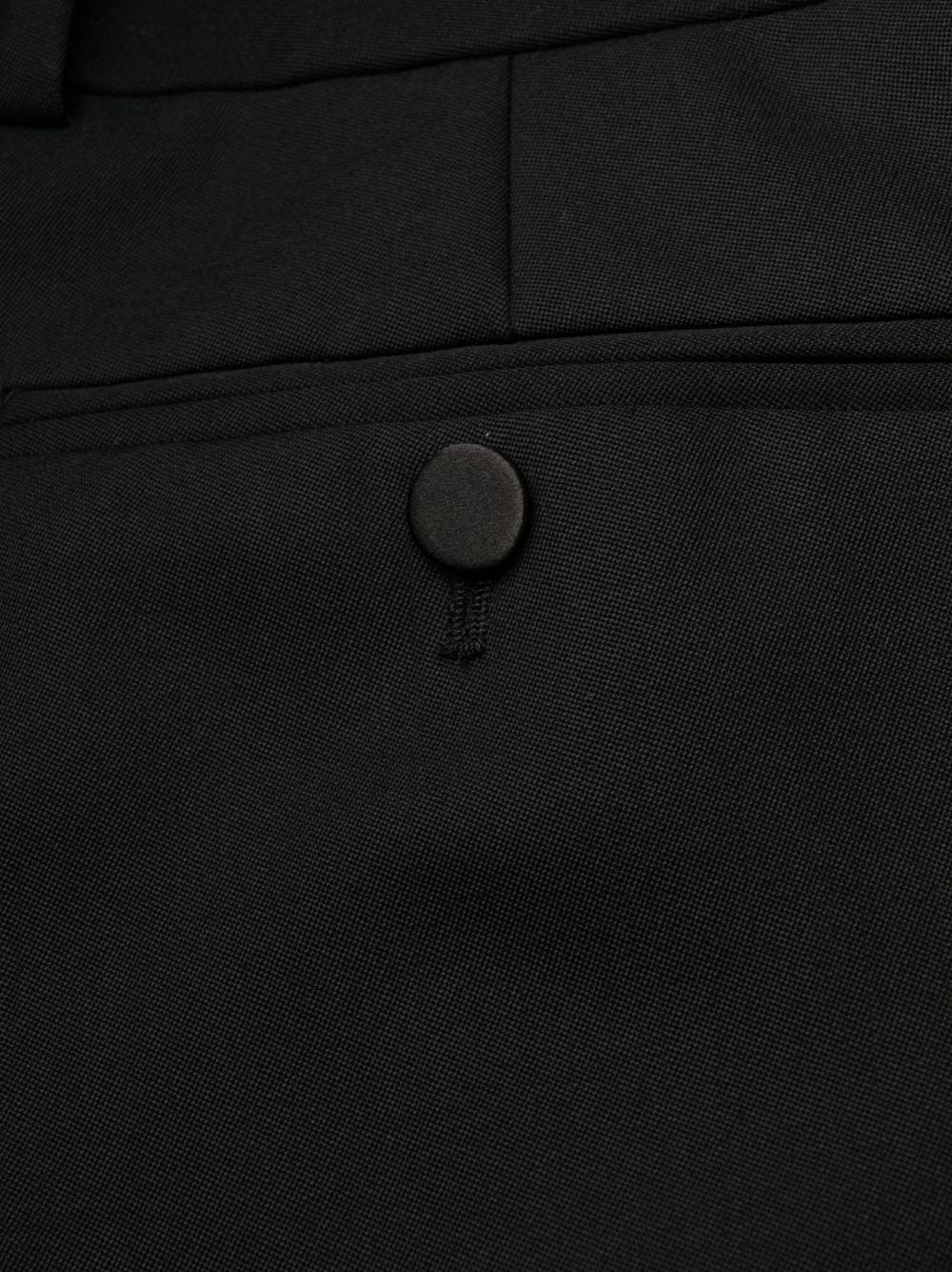 Alexander McQueen Black Trousers for Men - Luxury High-Waisted Slim Fit Pants for Business, Office & Formal Occasions