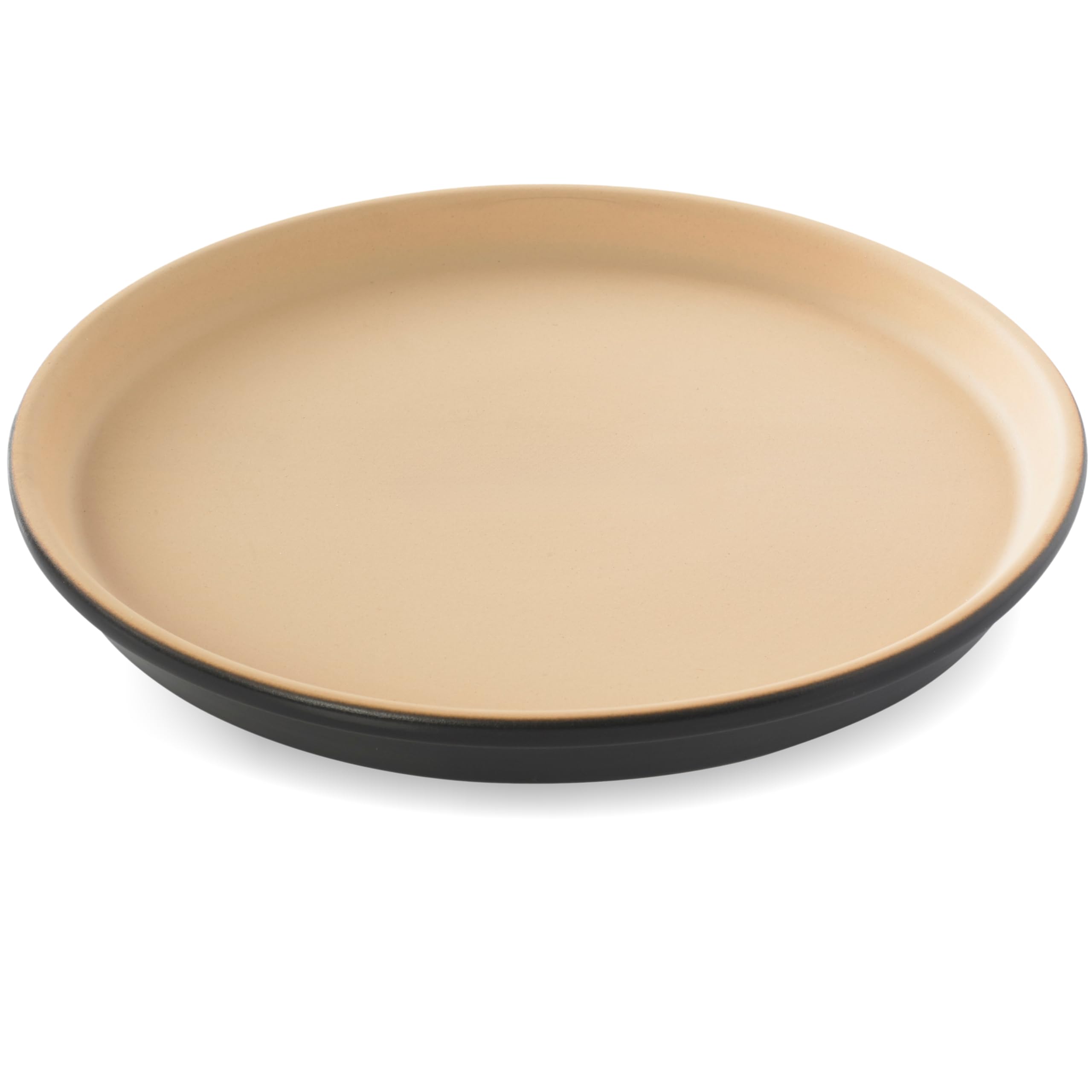 Premium Römertopf Pizza Stone for BBQ, Gas Grill, Charcoal Grill & Oven - 31.5cm Round Baking Stone for Perfect Homemade Pizza, Bread & Roasting - Ideal for Outdoor Cooking & Indoor Baking