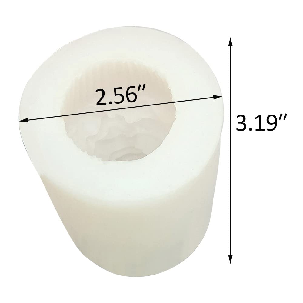 3D Ice Cream Cupcake Silicone Molds - Reusable Baking Molds for Ice Cream, Soap, Candle Making, Chocolate Fondant & Resin Casting - Perfect for DIY Crafts, Home Baking & Party Desserts