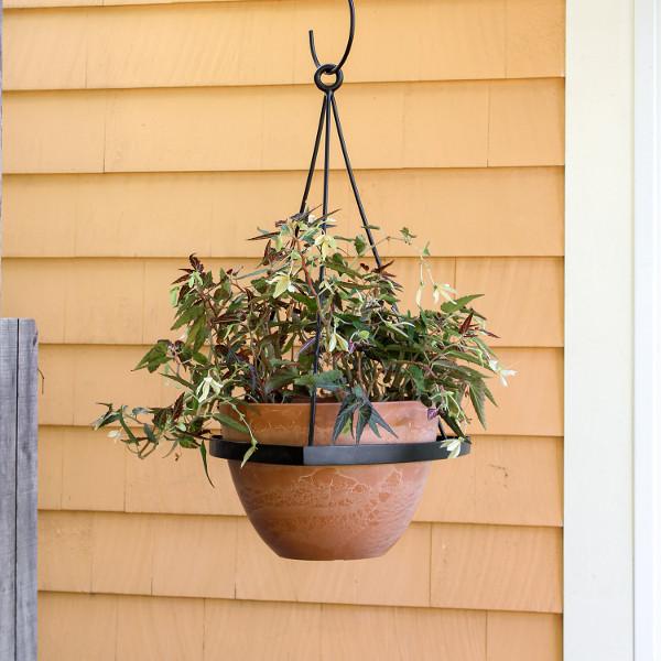 Lina Hanging Planters - Modern Indoor/Outdoor Flower Pots with Drainage Holes - Perfect for Home Decor, Balcony, Garden & Office Plants (Set of 3)