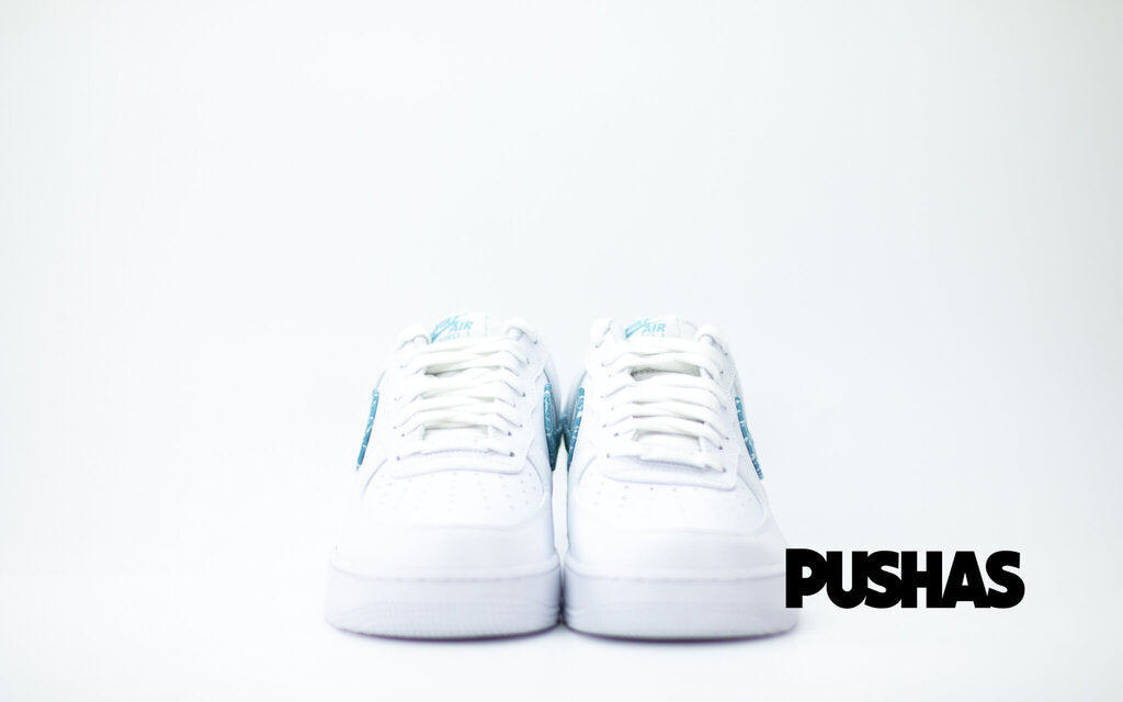 Nike Air Force 1 Low 'Paisley Blue' Women's Sneakers (2021) - Stylish Casual Shoes for Everyday Wear & Street Fashion