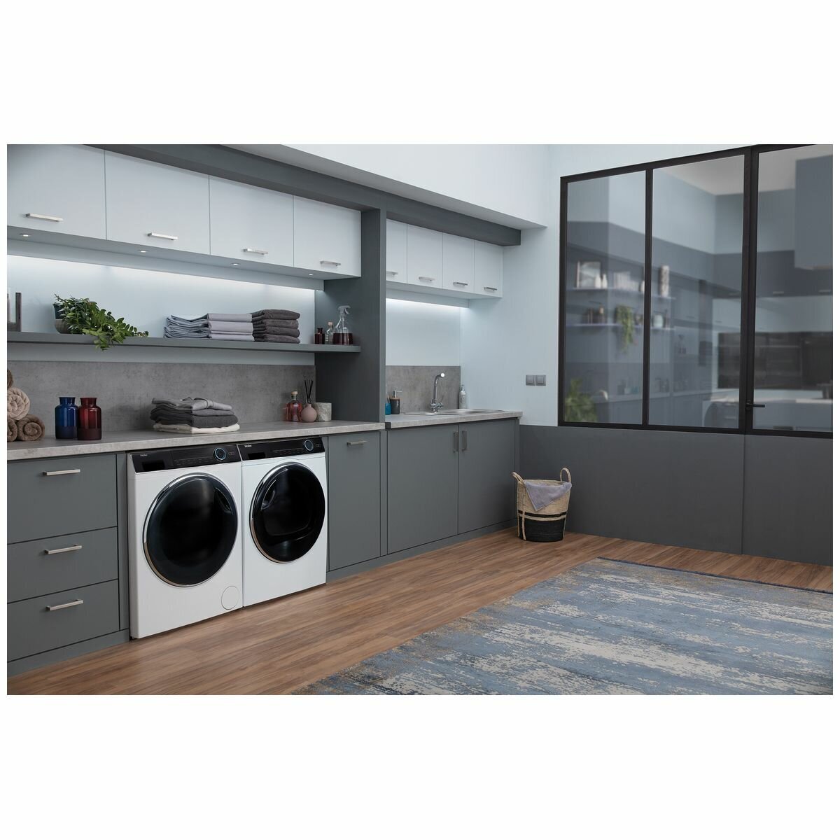 Haier 600 Series 9kg Heat Pump Dryer with Steam Refresh HDHP90AN1 - Energy Efficient Laundry Solution for Homes & Apartments