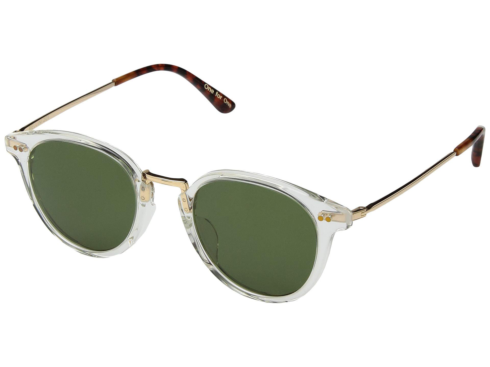 TOMS Bellini 201 Round Sunglasses for Women & Men - UV Protection Polarized Classic Retro Style - Perfect for Beach, Driving & Outdoor Activities