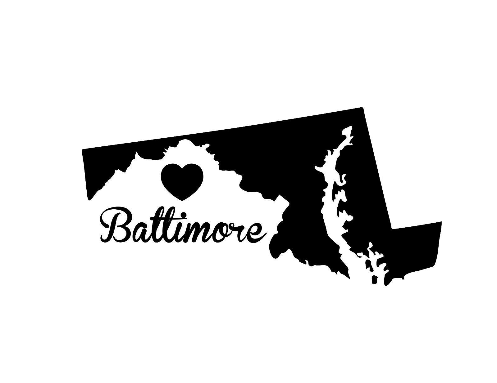 Baltimore Maryland Double Sided Stainless Steel Keychain - Durable Key Ring Holder with Car Key Finder | Perfect for Home, Office & Travel Organization