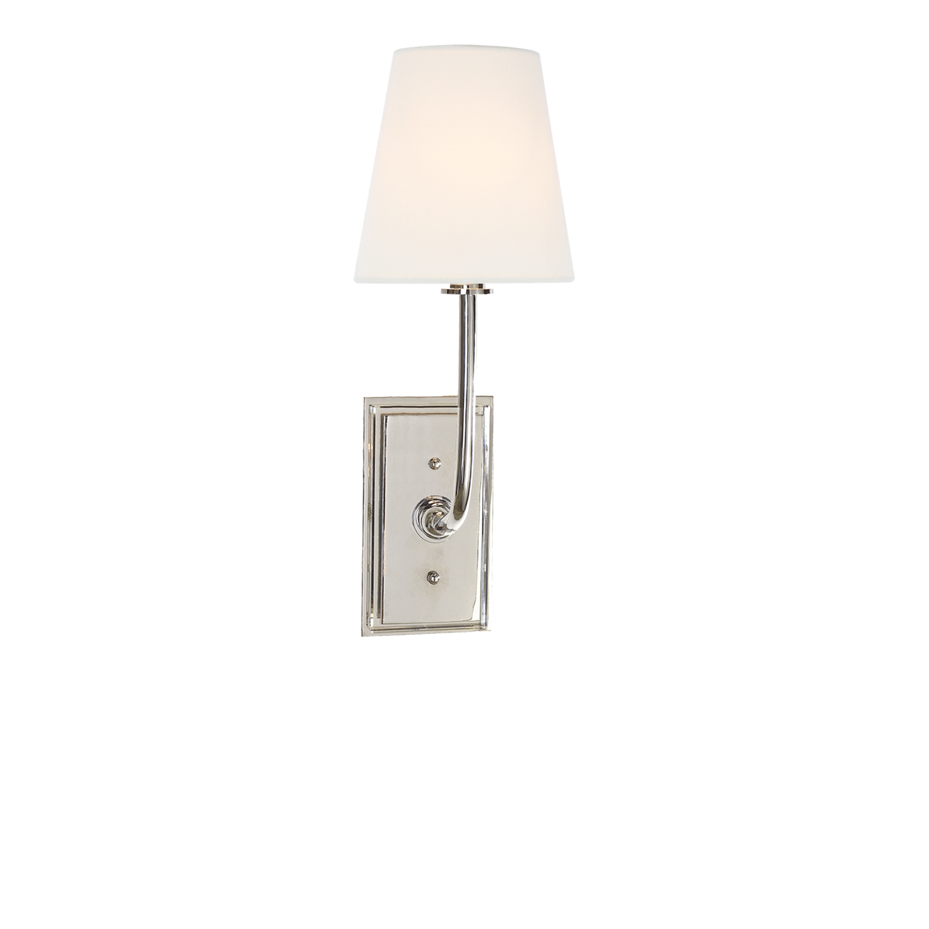 Hulton Sconce Wall Light - Vintage Brass Finish with Clear Glass Shade - Perfect for Bedroom, Living Room & Hallway Lighting