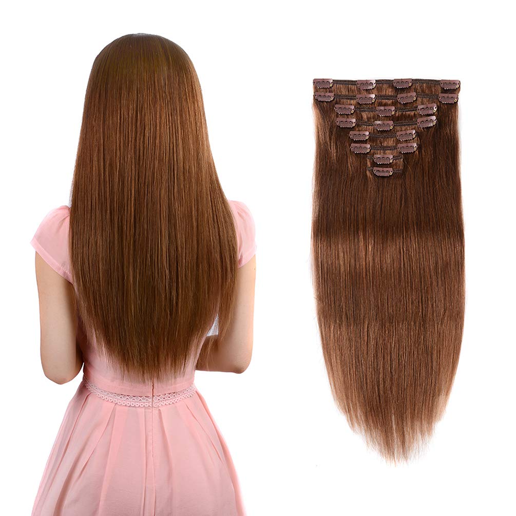 Premium Clip-in Human Hair Extensions 20
