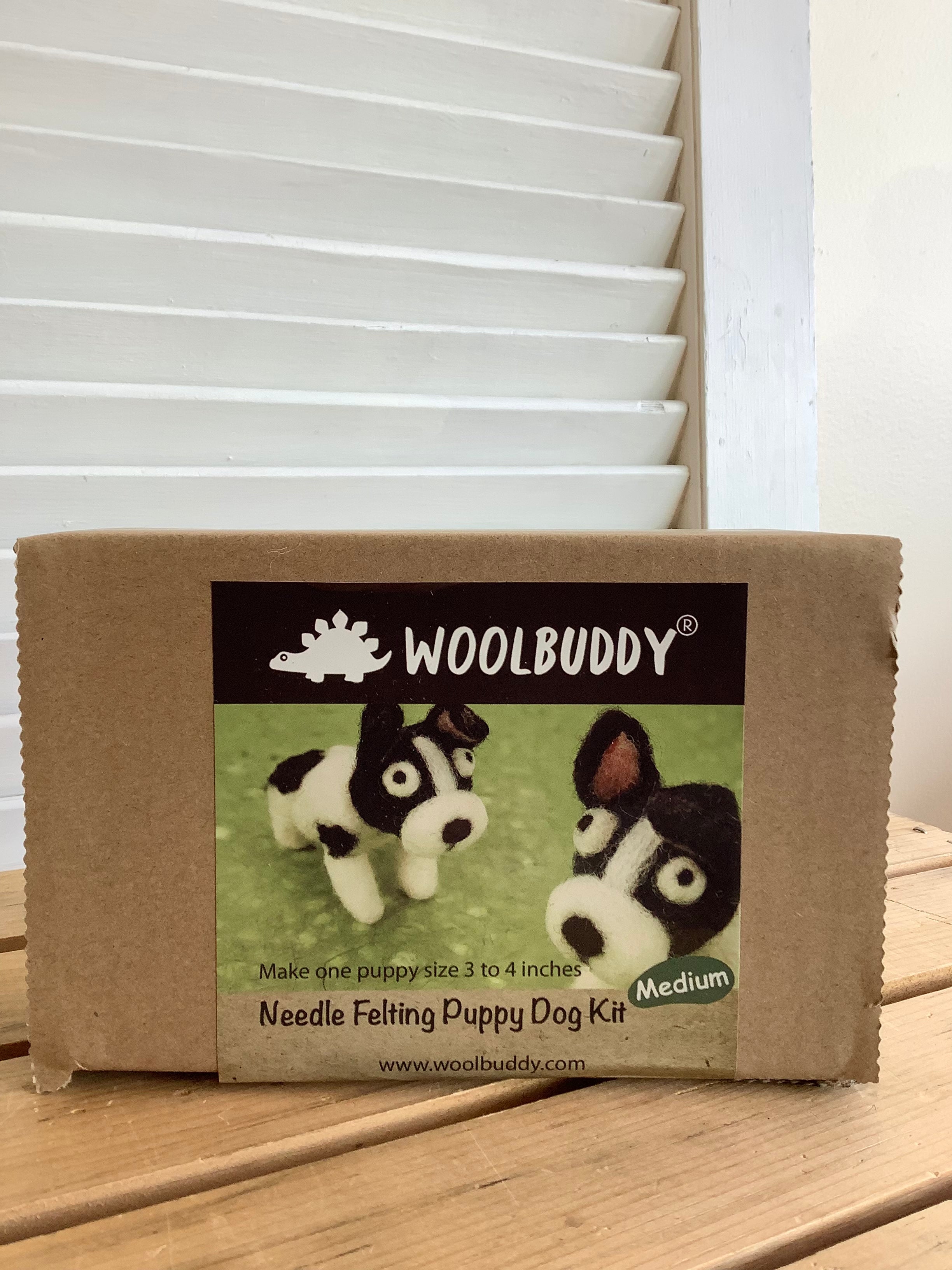 Woolbuddy Needle Felting Kit for Beginners - Medium/Large DIY Wool Craft Supplies - Perfect for Home Decor, Gifts & Stress Relief