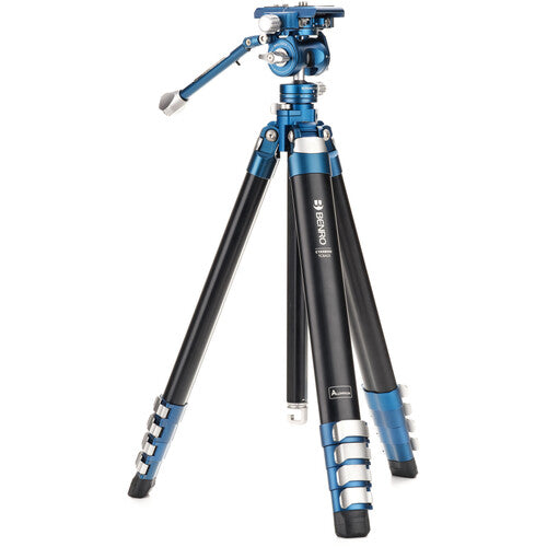 Benro CyanBird AL 2 Series 5-Section Aluminum Tripod with FS20PROC501 Hybrid Photo/Video Head - Professional Camera Support for Travel, Landscape & Studio Photography