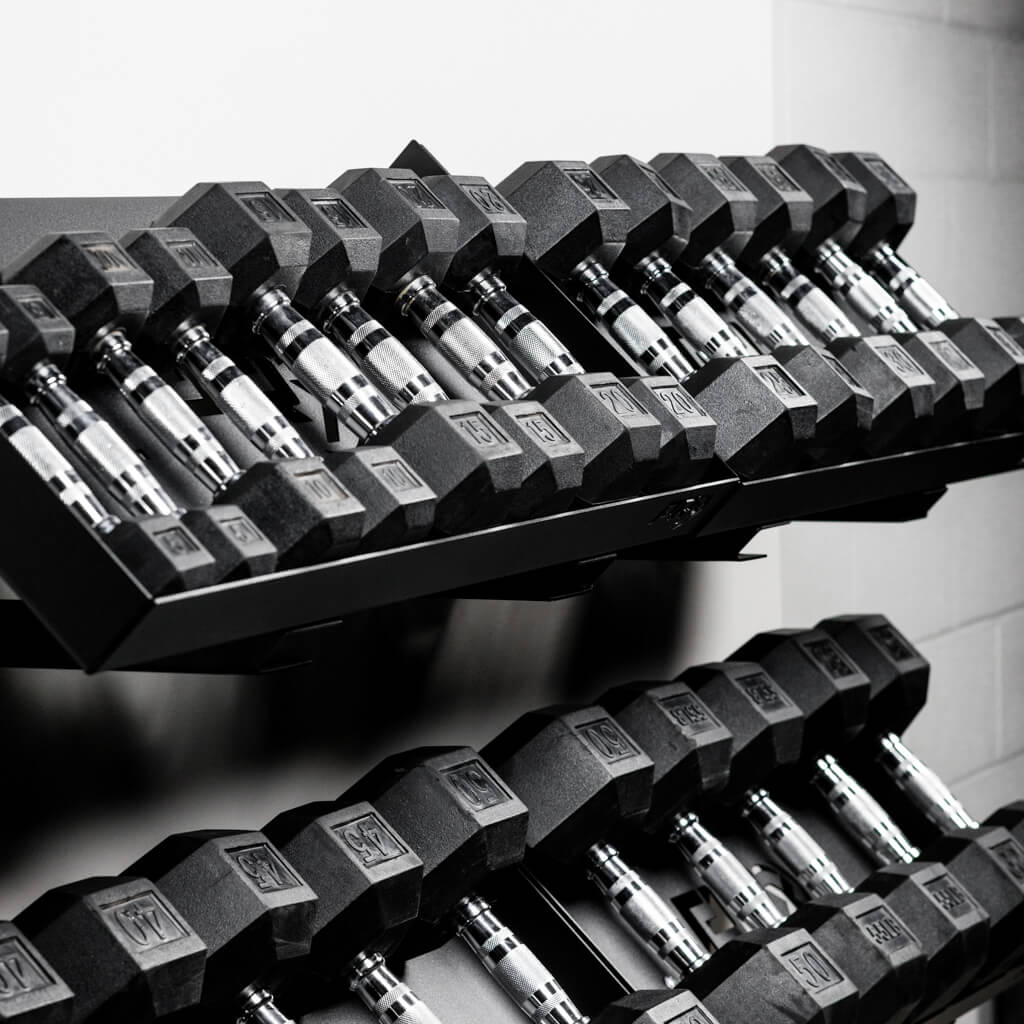 Garage Sale Profile® Dumbbell Storage Rack - Heavy Duty Dumbbell Organizer for Home Gym, Fitness Equipment Storage - Perfect for Garage, Basement & Workout Room Organization