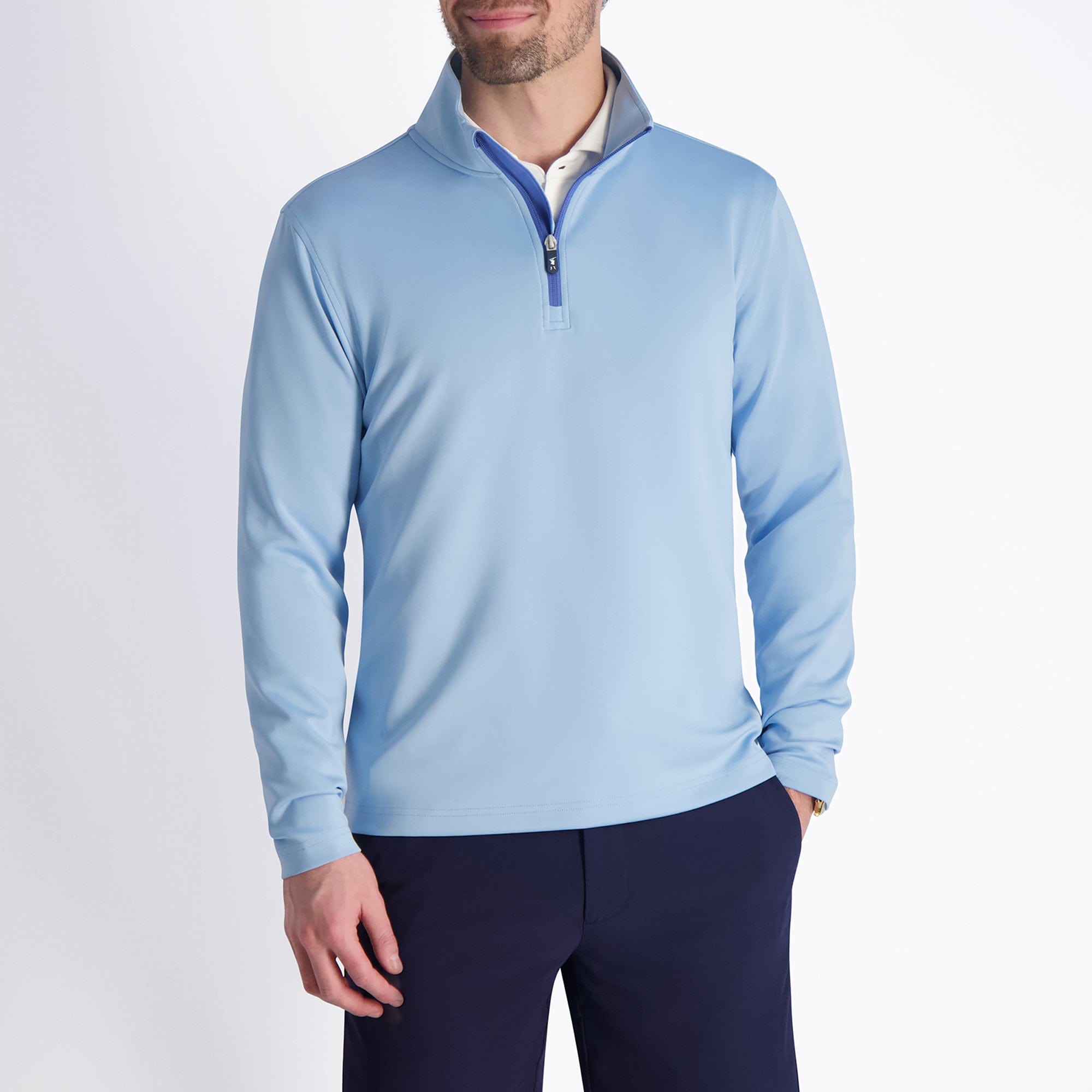 COUGHLIN Men's Quarter Zip Pullover Sweater - Lightweight & Comfortable for Casual Wear, Office, and Outdoor Activities