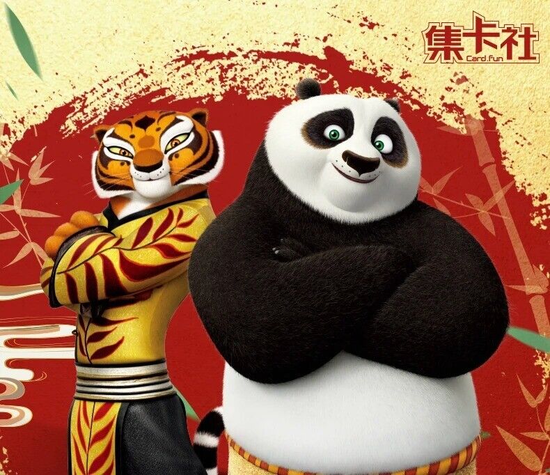 Authentic Kung Fu Panda Collectible Trading Cards - 10-Pack Film Themed Paper Cards Set for Kids & Collectors | Perfect for Gifts, Movie Nights & Card Games