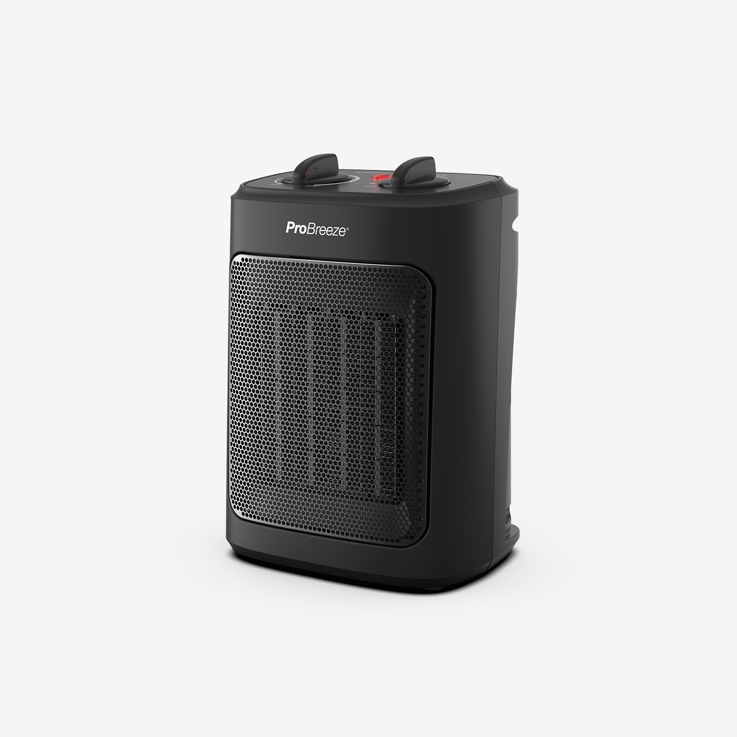 2000W Mini Ceramic Space Heater - Fast Heating Portable Electric Heater with Adjustable Thermostat, Black | Perfect for Bedroom, Office & Small Spaces