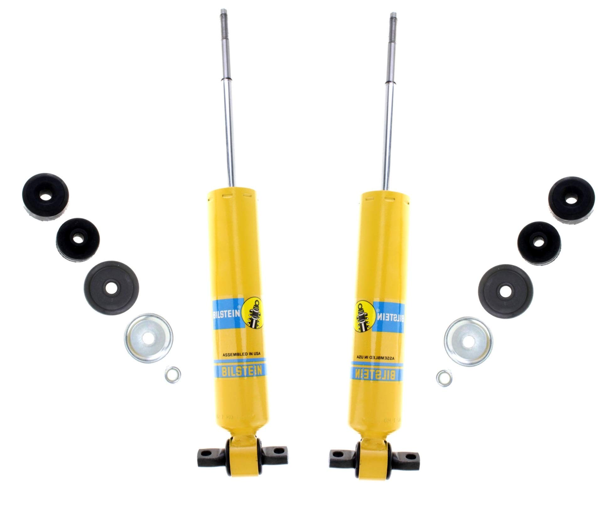 Bilstein B6 4600 Front Shock Absorbers - Pair Set of 2 for GMC Chevy C1500 C2500 | Heavy-Duty Performance for Off-Road & Towing | Smooth Ride on Rough Terrain