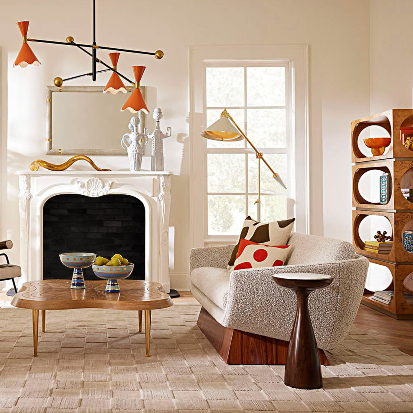 Ripple Articulating Chandelier - Modern Adjustable Ceiling Light Fixture for Dining Room, Living Room & Bedroom Lighting Decor