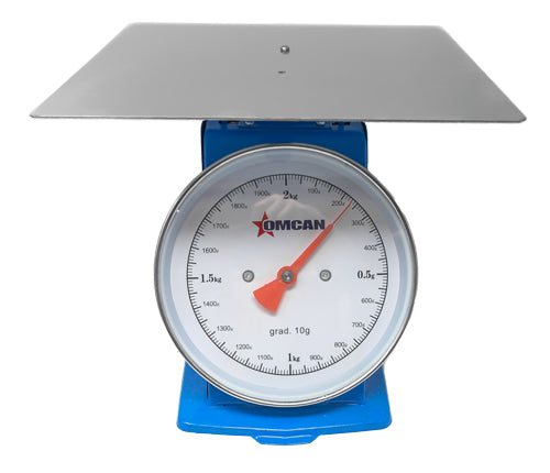 Nella 2 KG Dial Spring Scale - Portable Hanging Scale for Kitchen, Fishing, Luggage & Postal Weighing | Accurate & Durable Measurement Tool