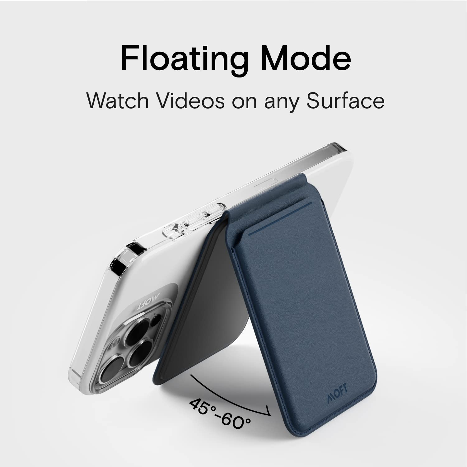 MOFT MagSafe Wallet Card Holder for iPhone 16/15/14/13/12 - Slim Magnetic Wallet with ID Window | Holds 1-2 Cards | Adjustable Stand for Phone & Credit Cards | Perfect for Travel, Work & Everyday Use