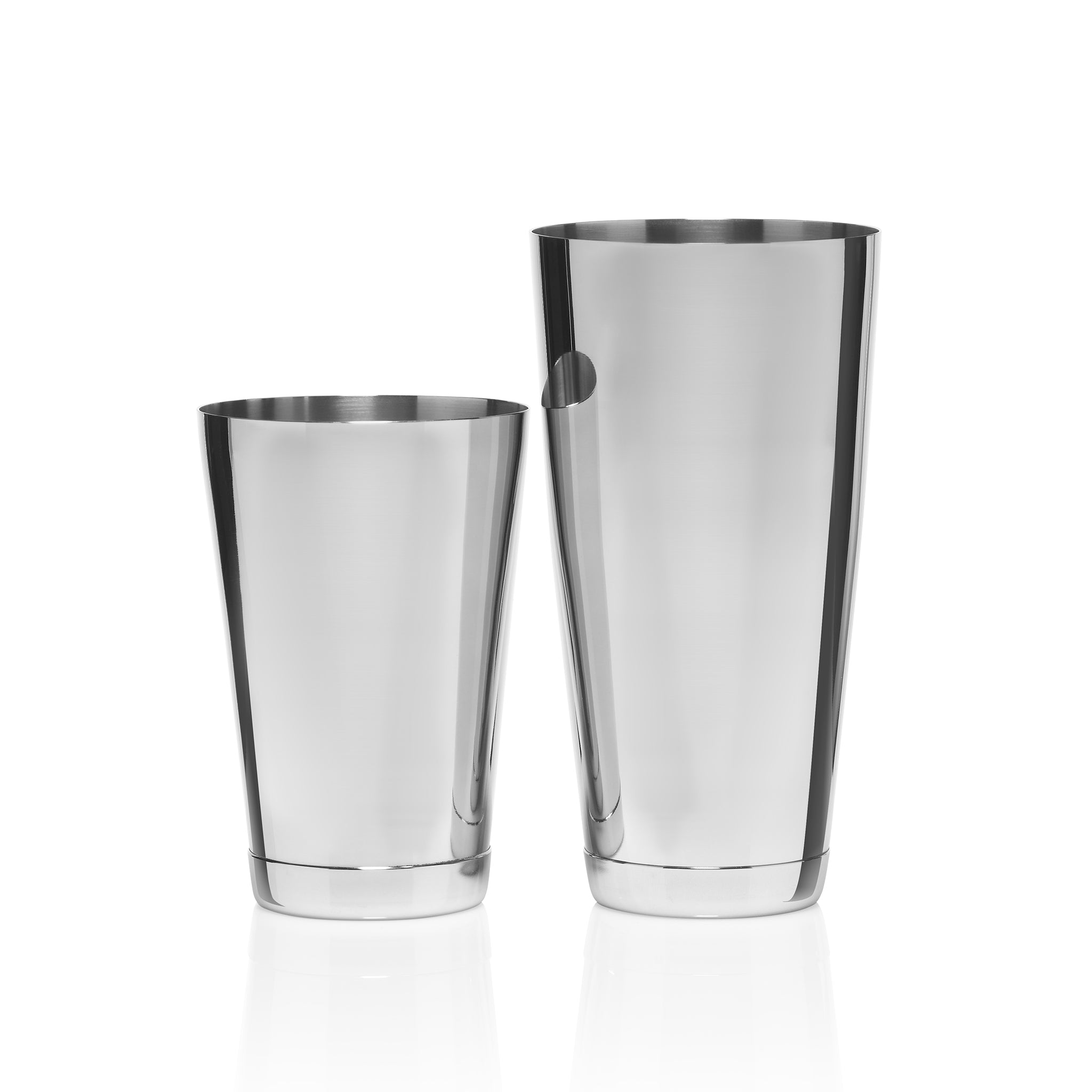 Premium KORIKO® Weighted Cocktail Shaker Set - 18/10 Stainless Steel Bar Mixing Tins for Professional Bartenders - Perfect for Crafting Martinis, Margaritas & Shaken Cocktails at Home Bars or Parties