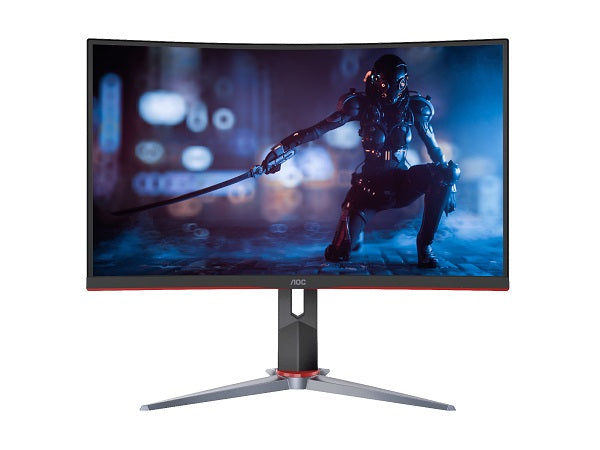 C27G2 27 Inch Full HD 165Hz Curved Gaming Monitor - 1ms Response, Height Adjustable VA Panel for Immersive PC & Console Gaming Experience
