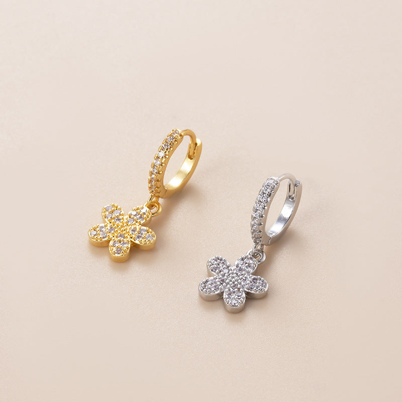 Sparkly 9mm Cartilage Huggie Hoop Earrings for Second Lobe Piercing | HSPJ879 | Perfect for Everyday Wear & Special Occasions