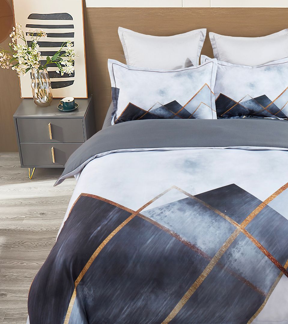 Premium Dakuta Quilt Cover Set - Queen Size Bedding (90x90 Inches) | Soft & Breathable Cotton Duvet Cover | Luxury Bedroom Decor | Perfect for Master Bedrooms, Guest Rooms & Hotels