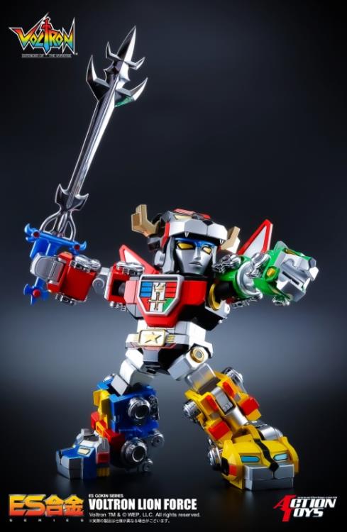 Voltron: Defender of the Universe ES Gokin ES 25 Lion Force Die-Cast Action Figure - Collectible Anime Robot Toy for Display & Play | Perfect for Fans, Gift Giving & Anime Collections