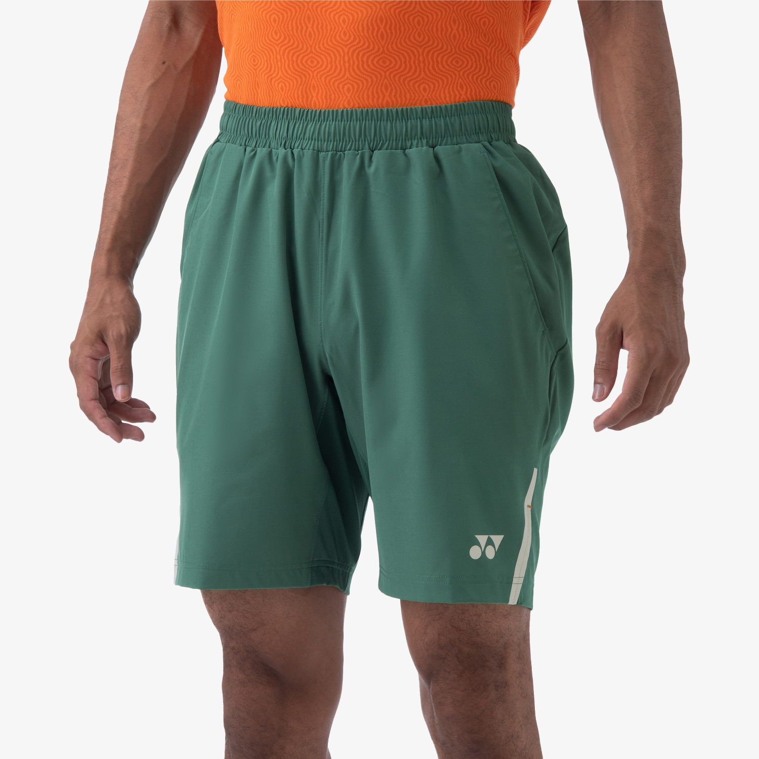 Yonex Men's Tennis Shorts 15163 - Olive Green Athletic Shorts for Running, Gym & Casual Wear | Breathable & Comfortable Sports Apparel