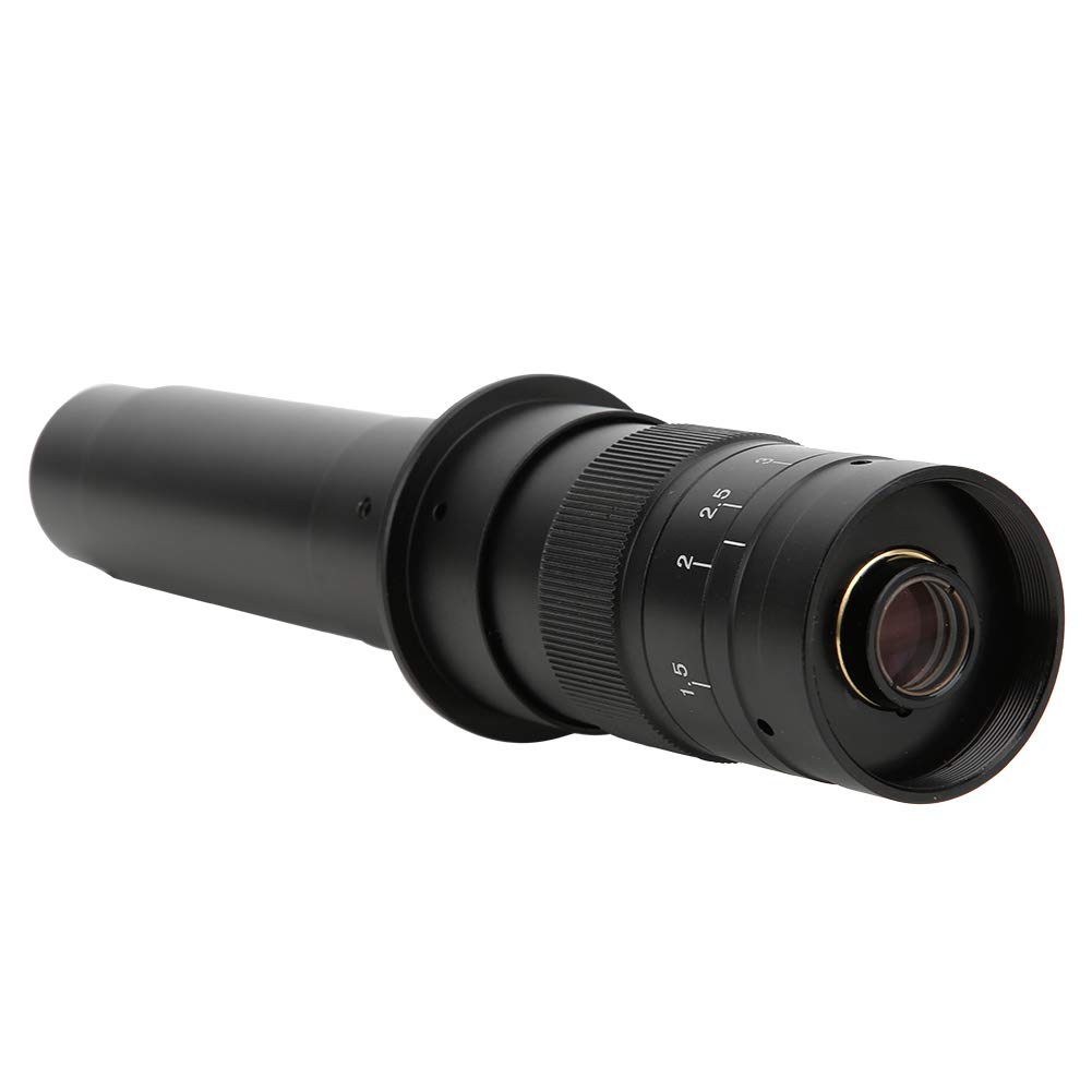 300X Adjustable Zoom C Mount Lens 0.7X-4.5X Magnification for Industrial Microscope Camera - High Precision Inspection & PCB Repair Tool for Electronics, Jewelry, and Watchmaking