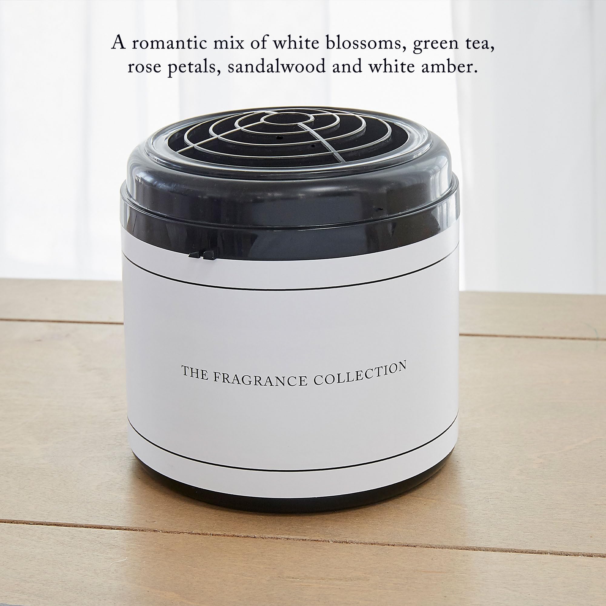 Luxury Ritz-Carlton Home Aromatherapy Diffuser Set with White Blossom Tea Scent Cartridge - Green Tea, Rose, Sandalwood & Amber Essential Oil Scents for Spa, Yoga, Meditation & Relaxation at Home