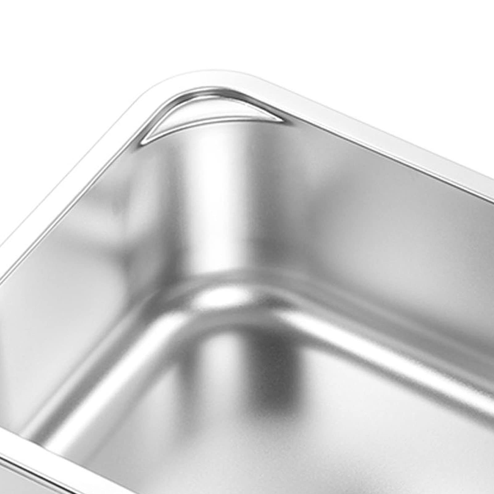 304 Stainless Steel RV Kitchen Sink - Large Capacity Single Bowl Hand Wash Basin for RVs, Campers, Yachts & Boats | Space Saving Design | Perfect for Compact Kitchens, Outdoor Adventures & Marine Use