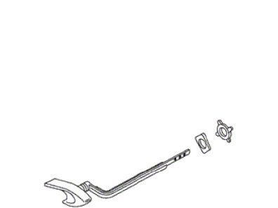KOHLER 87115-BN Trip Lever Kit for Toilet Tank Repair - Vibrant Brushed Nickel Finish - Compatible with KOHLER Toilets - Perfect for Bathroom Plumbing Maintenance and DIY Home Improvement Projects