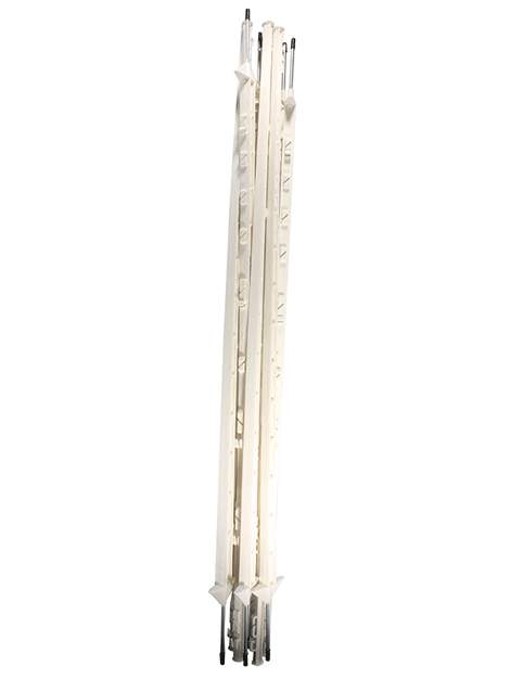 1.4M High Electric Fence Post - Heavy Duty Galvanized Steel for Livestock & Farm Security - Perfect for Cattle, Horses & Agricultural Use