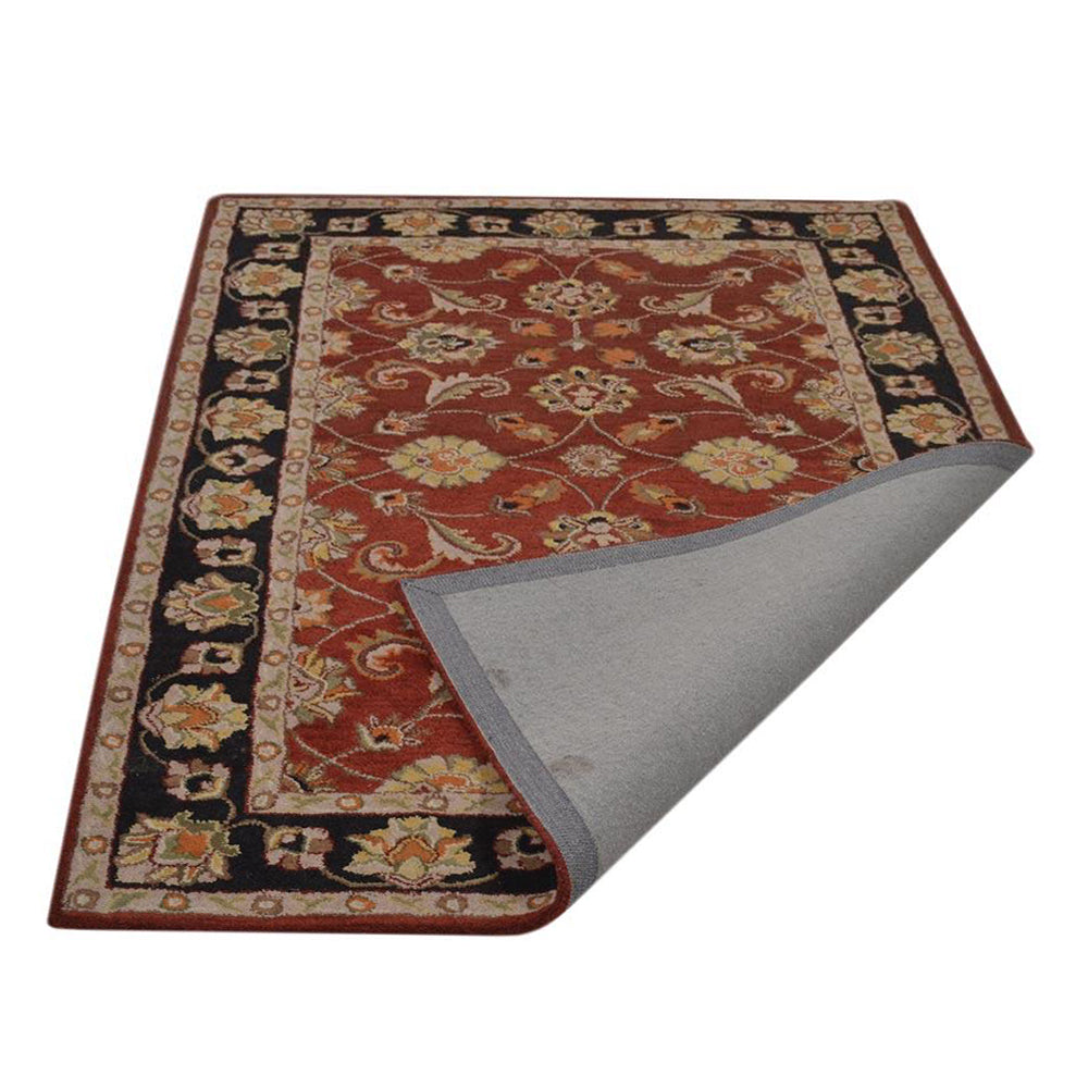 Premium Arak Hand Tufted Wool Rug - Soft & Durable Moroccan Style Area Rug for Living Room, Bedroom, or Office Decor