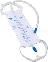 ReliaMed® Premium Leg Bags for Urinary Drainage - 32oz Medical Grade Latex-Free Urine Collection Bags with Anti-Reflux Valve (Each) - Ideal for Post-Surgery, Travel & Home Healthcare Use