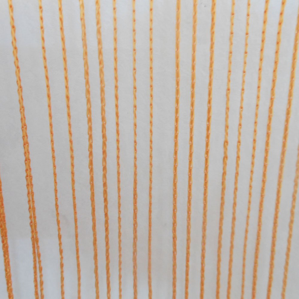 100cm x 200cm Orange Decorative String Fringe Door Curtain - Bohemian Room Divider & Window Screen Panel for Bedroom, Living Room, and Dorm Decor