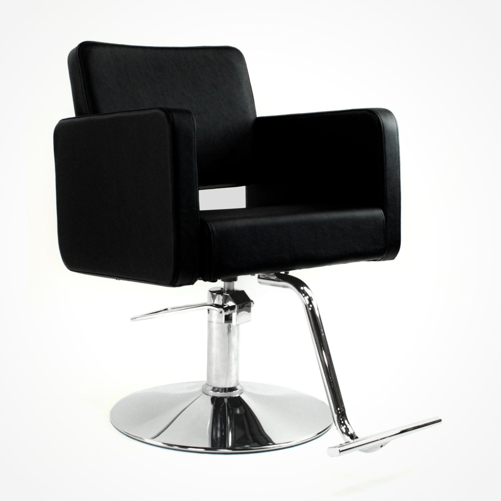Bramley Salon Styling Chair - Professional Hydraulic Barber Chair with Adjustable Height & Swivel Base for Hair Salons, Spas & Beauty Parlors | Perfect for Haircuts, Styling & Makeup Application