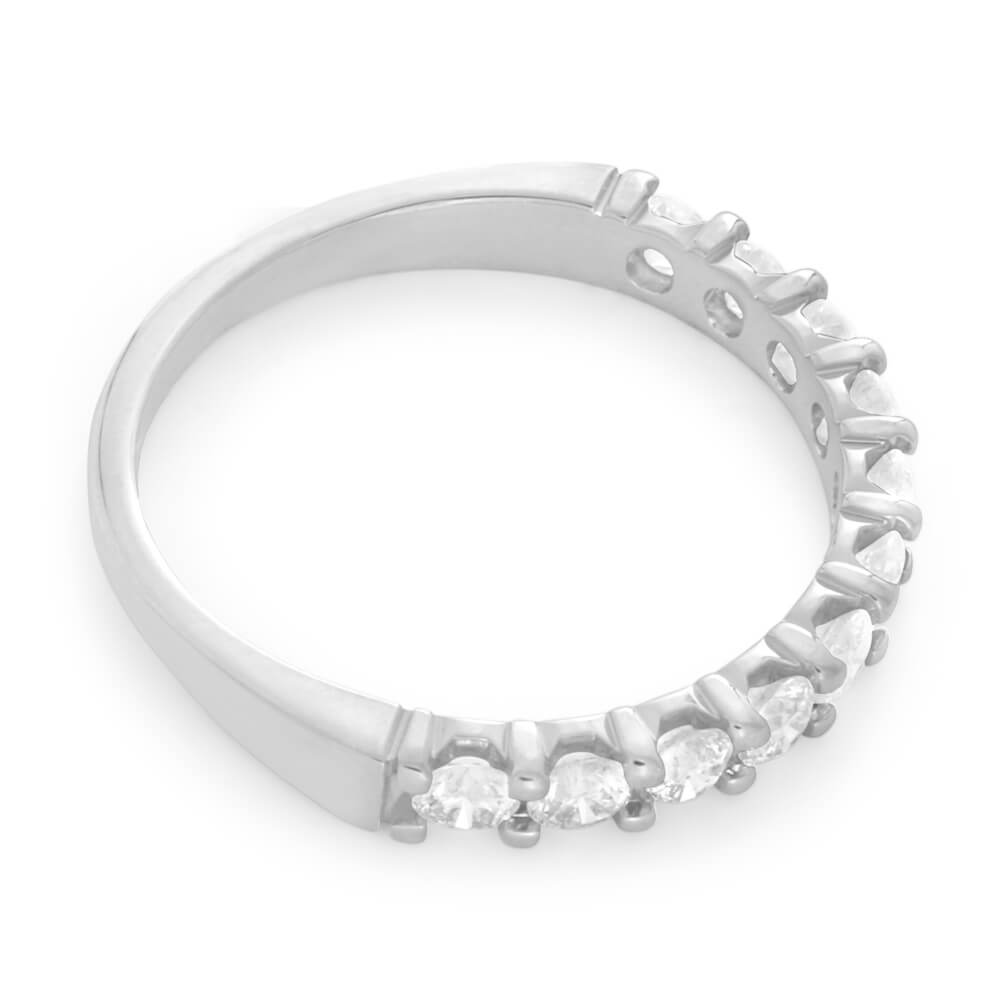 18ct White Gold 'Eden' Diamond Ring - 3/8 Carat Round Brilliant Cut Engagement Ring for Women | Perfect for Proposals, Anniversaries & Special Occasions
