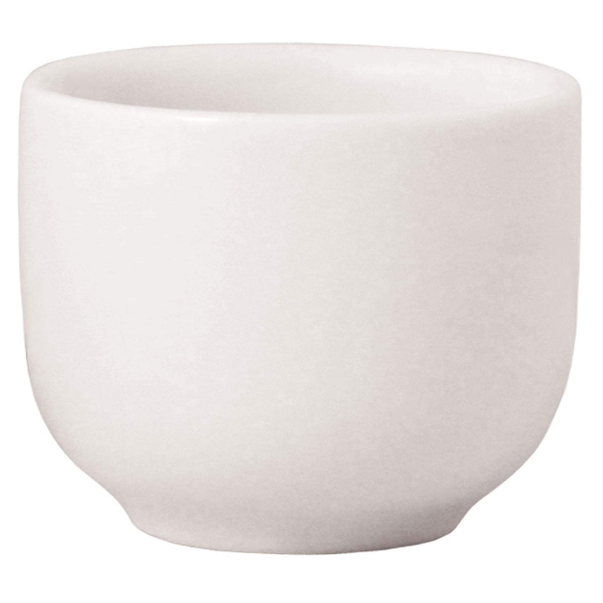FOH Round Porcelain Eye Mask Cup 2 oz - Premium Skincare Essential for Spa, Relaxation & Beauty Routine