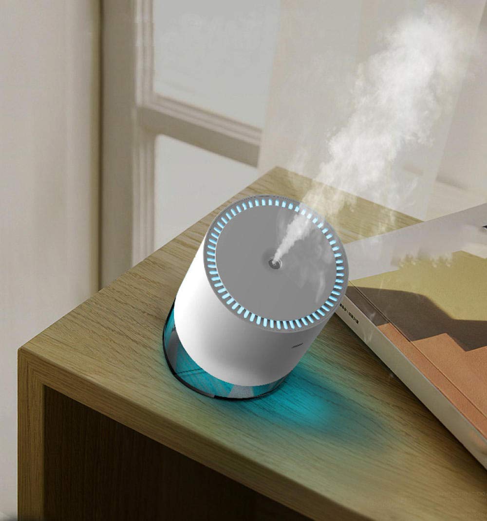 USB Rechargeable Ultrasonic Humidifier for Bedroom, Home & Office - White | Portable Mist Sprayer for Dry Air Relief, Aromatherapy & Better Sleep