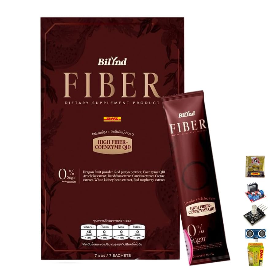 BiLynd Fiber Moisture - Red Dragon Fruit & Lemon (7 Sachets) for Smooth Skin | Beauty Supplement