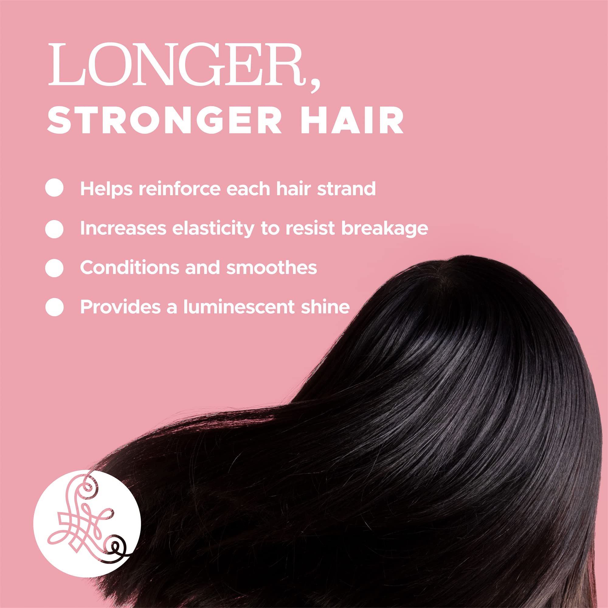 Luseta Keratin Hair Oil Serum for Color Treated Damaged & Dry Hair - Strengthening & Nourishing Treatment with Keratin, Sulfate-Free, Paraben-Free, Gluten-Free (3.38 oz) - Perfect for Daily Hair Care, Styling & Repairing Split Ends
