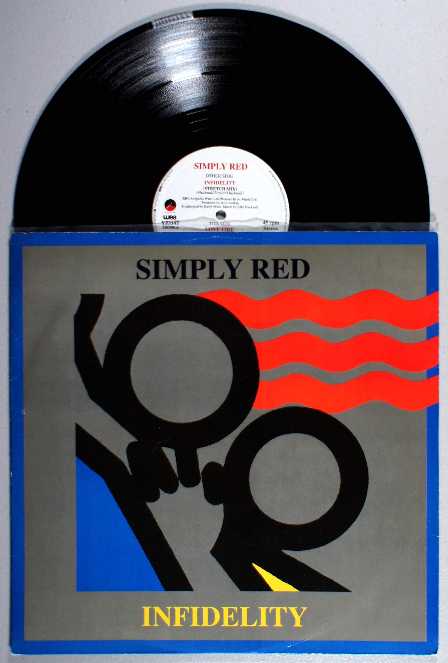 Simply Red - Infidelity (1987 UK 12