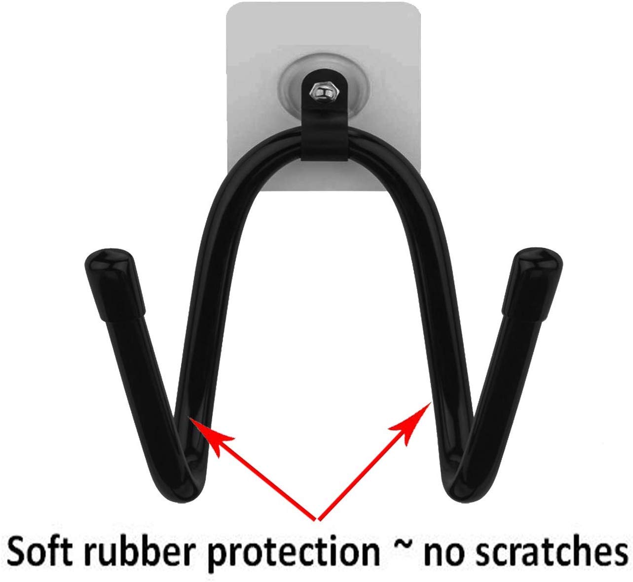 Baseball Cap Rack - Wall Mount Hat Holder for Storage & Display | No Drill Installation, Strong Self-Adhesive (Holds 15 lbs) | Perfect for Bedroom, Closet & Entryway Organization