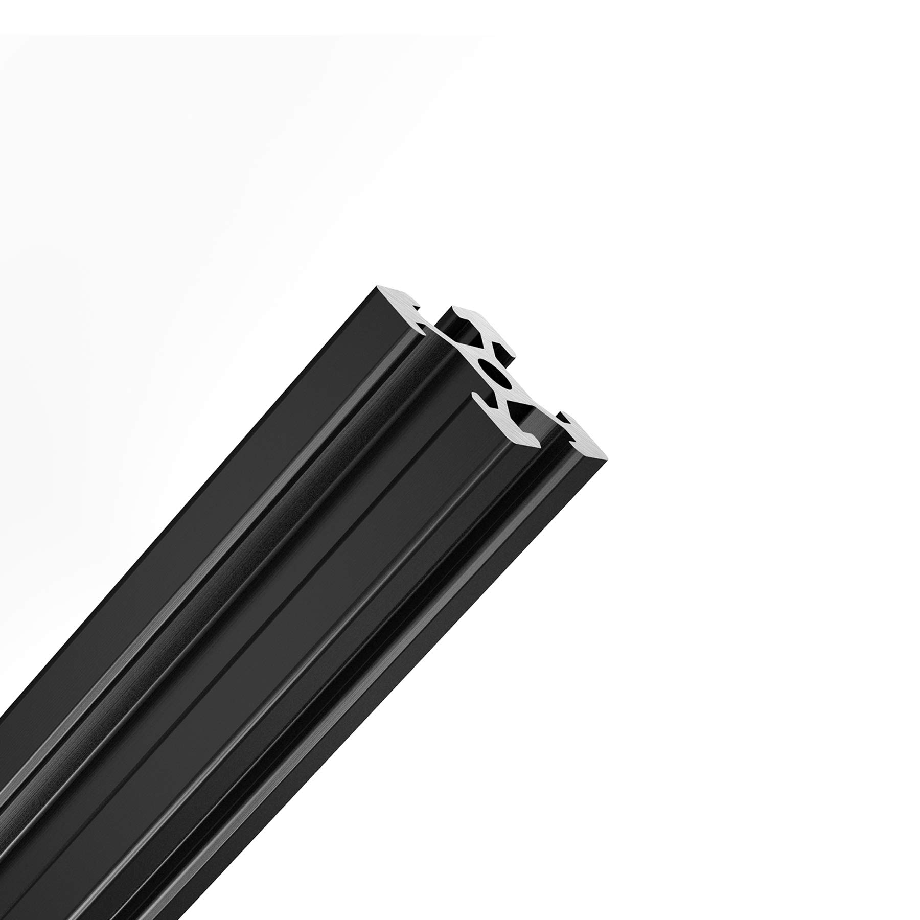 12PCS 2020 T-Slot Aluminum Profile 1500mm Black Anodized Linear Rail Extrusion Frame for 3D Printer | DIY CNC Machine & Laser Cutter Projects | European Standard Industrial Grade Construction