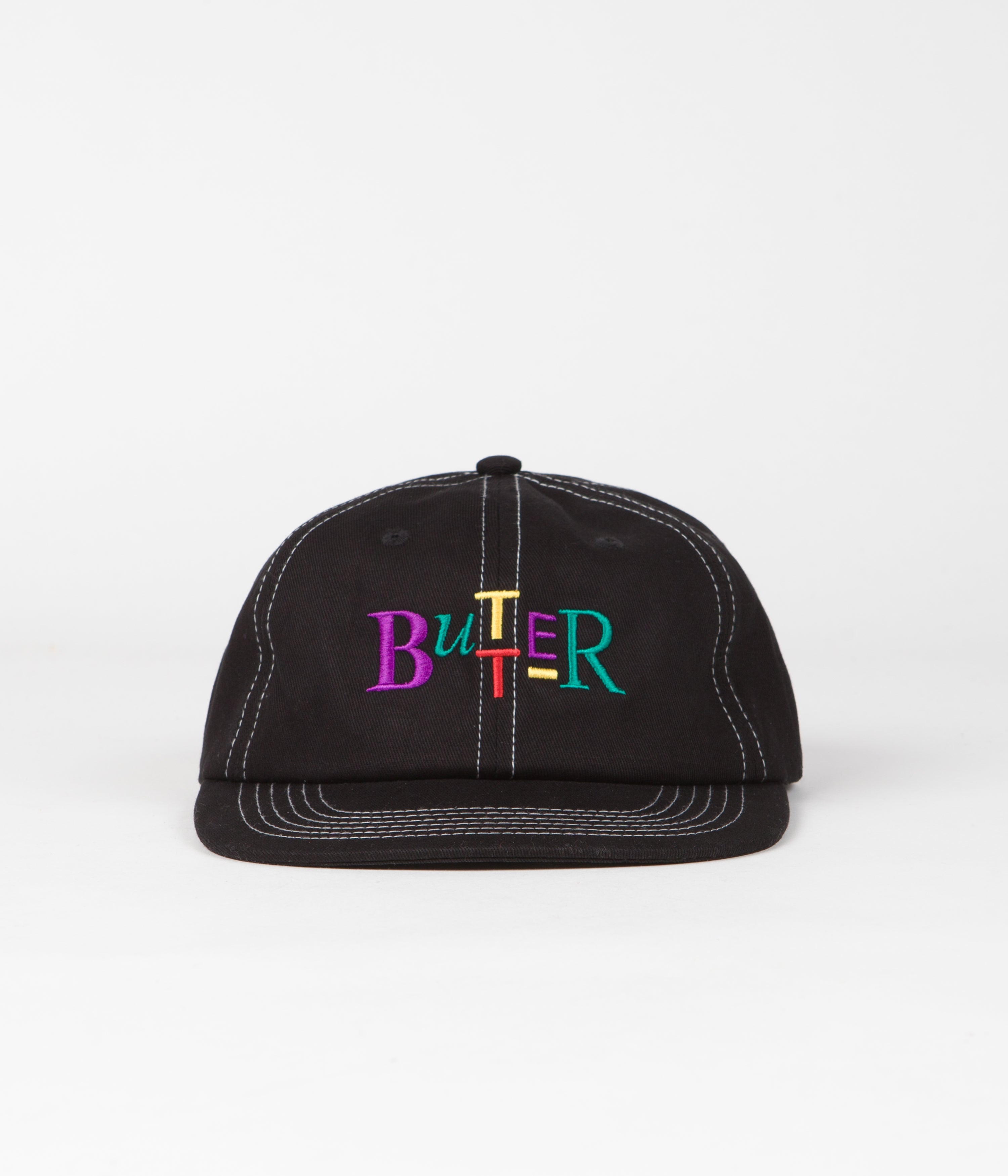 Butter Goods Scope Cap - Black | Adjustable Dad Hat for Men & Women | Perfect for Outdoor Activities, Hiking, and Casual Wear